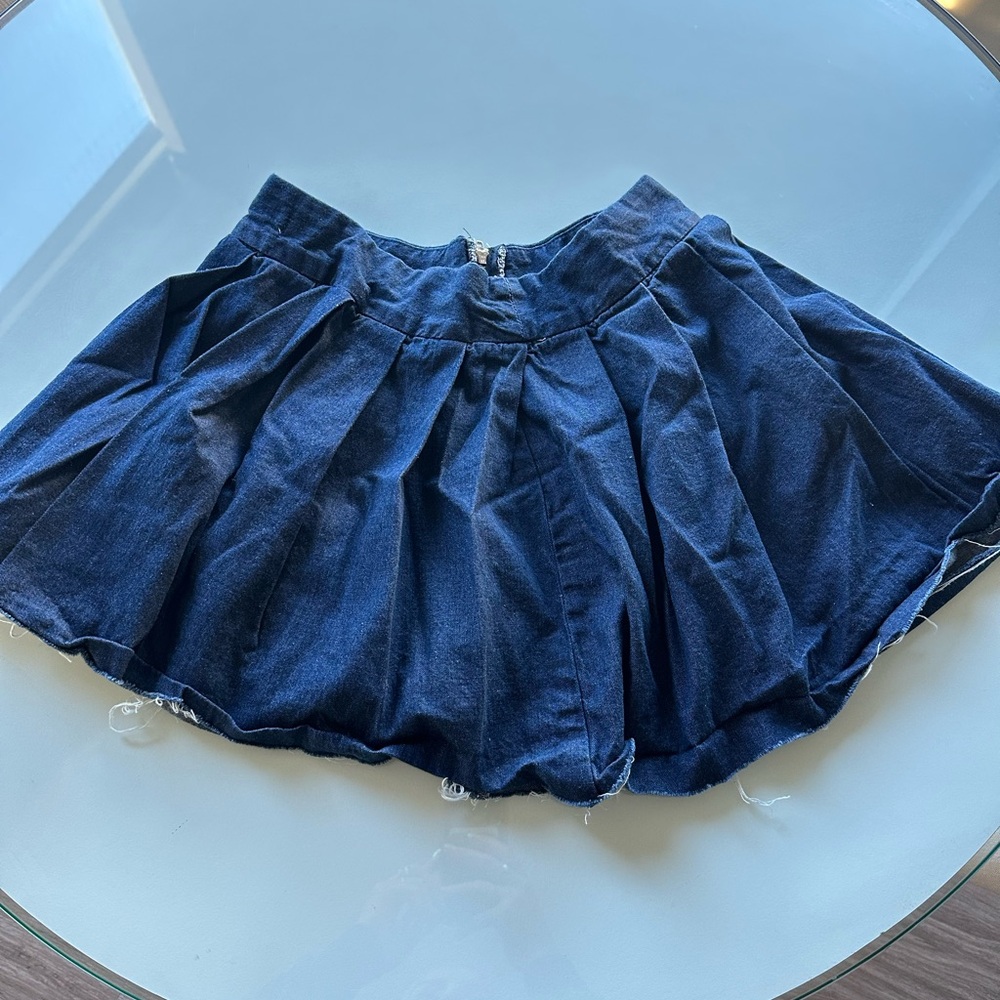Zara pleaded Jean skirt
